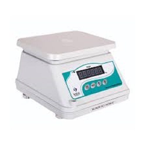 Ruggedly Strong Durable White Table Top Scale - Easy To Calibrate, Zero Start Point, Simple On/tare Functionality | User-friendly Weighing Solution