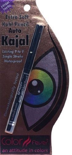 Smudge And Water Proof Long Lasting Stay Deep Black Pencil Tip Eye Kajal 