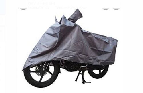 Waterproof Grey Color Plain Pattern Polyester Material Bike Cover 