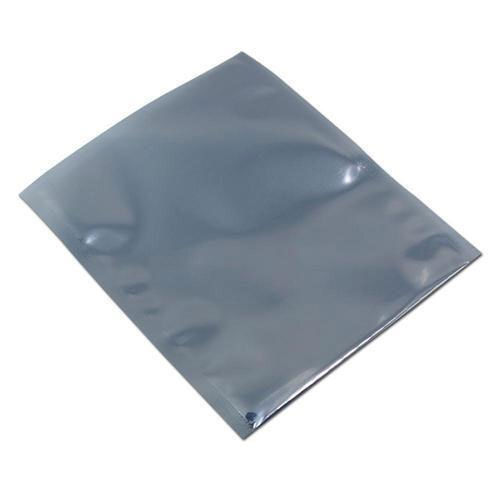 250 Gm Capacity Environment Friendly Glossy Surface Finish Plain Silver Anti Static Bags