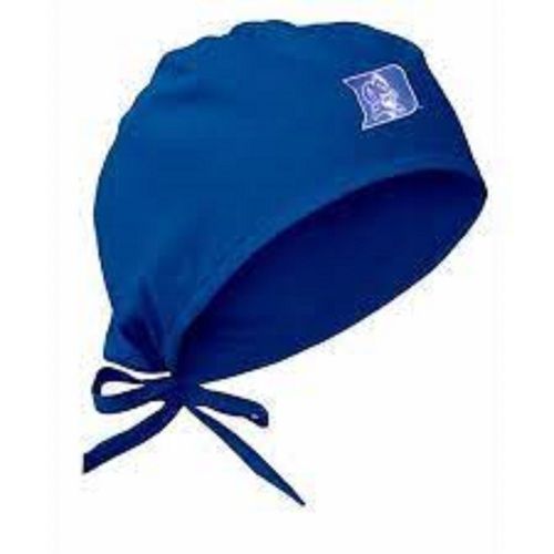 Oval Stretchable Comfortable Light Weight Reusable Cotton Navy Blue Surgical Scrub Cap