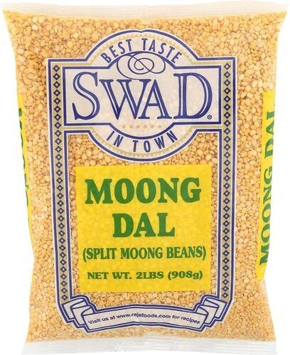 Fresh Healthy Hygienically Processed Proteins Enriched And No Added Color Unpolished Yellow Moong Daal