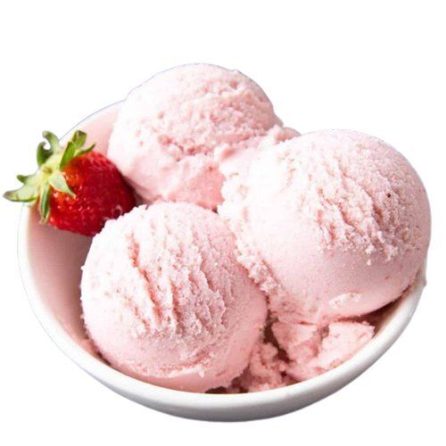 Hygienically Processed Delicious Fresh Tasty And Sweet Strawberry Flavor Pink Ice Cream