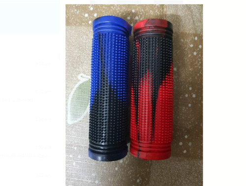 Multi Color Rubber, Round Shape Size 6 Inches Motorcycle Grip - Rubber Material, 6 Inches Diameter, Multi-Colored Design | Comfortable Handling, Easy Mounting