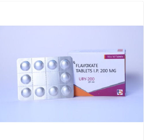 Packaging Size 10 X 10 Tablets, Flavoxate Tablets I.P 200 Mg  Medicine Raw Materials