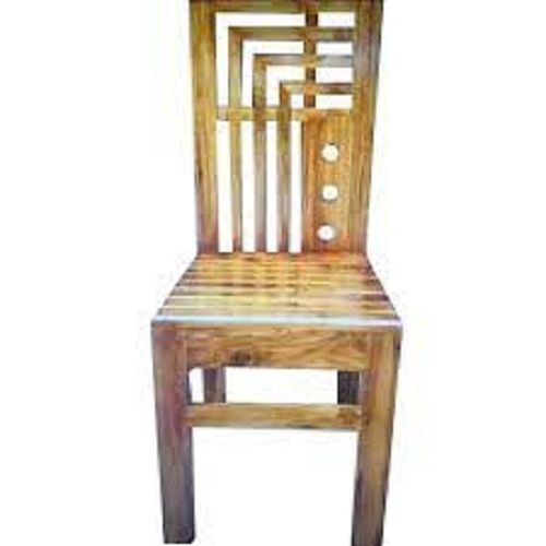 Eco-Friendly Strong Long Durable And Termite Resistant Stylish Look Brown Wooden Chair