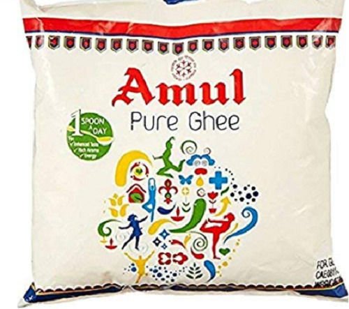 500 Gram Weight 90.5 Gram Fat 814 Kcal Packaging Type Packet Amul Pure Ghee  Age Group: Children