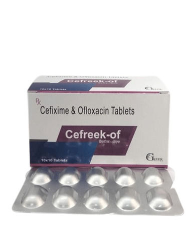 Cefixime Ofloxacin Tablets 10*10 Tablets Greek Storage: Cool And Dry Place.