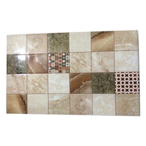 Cream Easy To Clean Highly Durable Stain Free Printed Designer Ceramic Floor Tiles