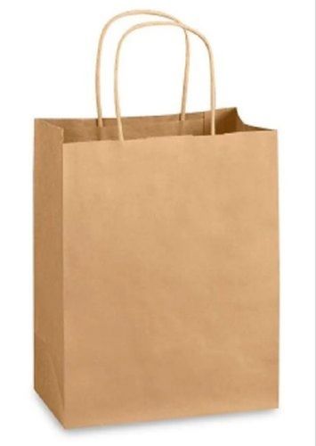 Eco Friendly Disposable Lightweight Diy Handmade Brown Paper Handbag