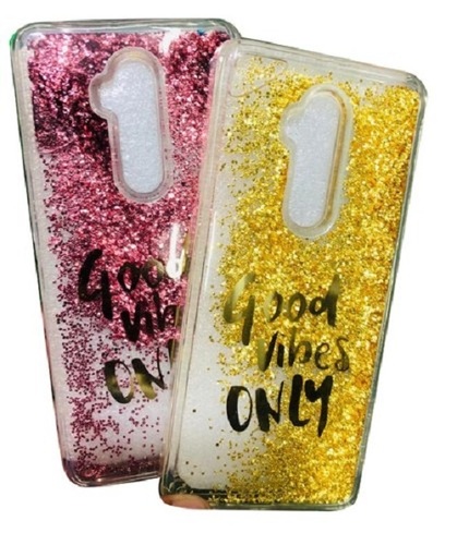 Lightweight Dust Proof And Scratch Resistant Easy To Use Fancy Mobile Cover - Plastic Material, Slim Profile, Pink and Yellow Bar Design | Personalizable, Easy to Install and Remove, Daily Wear Protection
