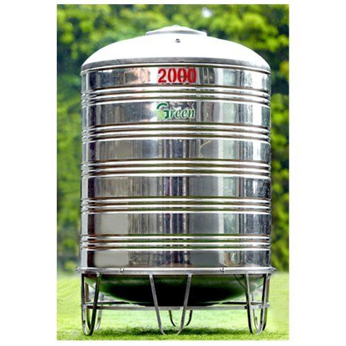 Long Durable Heavy Duty Corrosion Resistant Stainless Steel Sliver Tanks  Application: Industrial