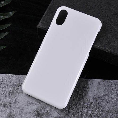 Nimble Sublimation Samsung White Plastic Elegant And Simple Look Plain Mobile Cover - Durable Lightweight Plastic, 3-4 Inch Size, Raised Bezel Design, Rubberized Grip