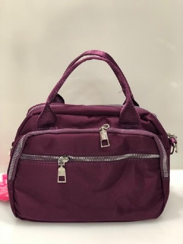 Perfect Storing Belongings Safe Sturdy Zipper Printed Purple Cosmetic Bag By Pantone Polyplast