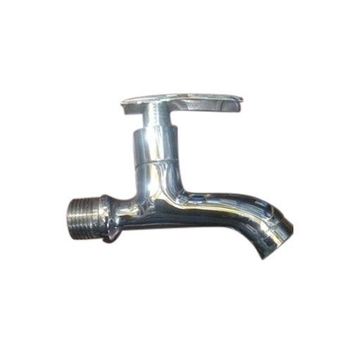 Rust Proof Round Shape Silver Colour Wall Mount Stainless Steel Water Tap