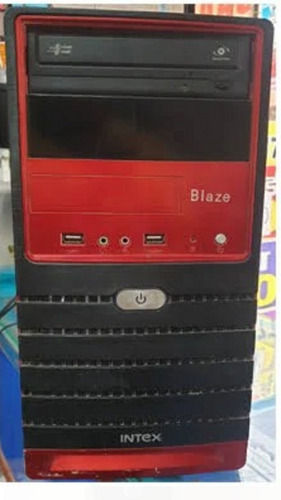 Size 38.5 X 21 X 40.5Cm Colors Black And Red 450 Watt Power Intex Cpu C2D /320 Gb With 4 Gb Ram Computer Cabinet P4 Blaze Red Design: Graphic Design