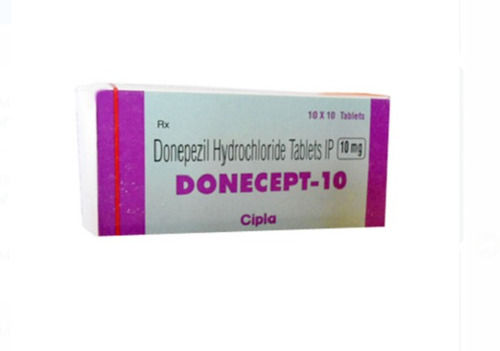  डोनेपेज़िल हाइड्रोक्लोराइड 10 X 10 टैबलेट Ip 10Mg सामान्य दवाएं 