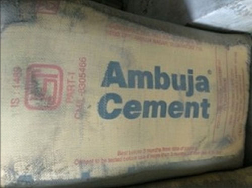 Acid And Corrosion Resistance 150 Minutes Initial Setting Time Grey Ambuja Cement  Compressive Strength: 33-35 Megapascals (Mpa )