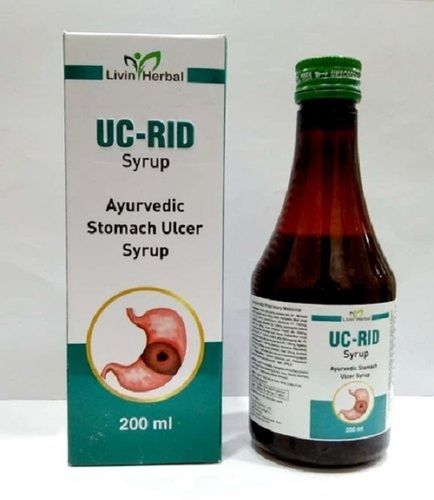 Medicine Grade Chemical Free Botanical Extract Herbal Ayurvedic Stomach Ulcer Syrup