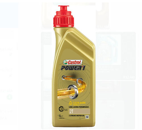 Castrol Power 1 Clean Burn Formula Motor Oil, Pack Of 1 Liter, For Two Wheeler Ash %: 99%