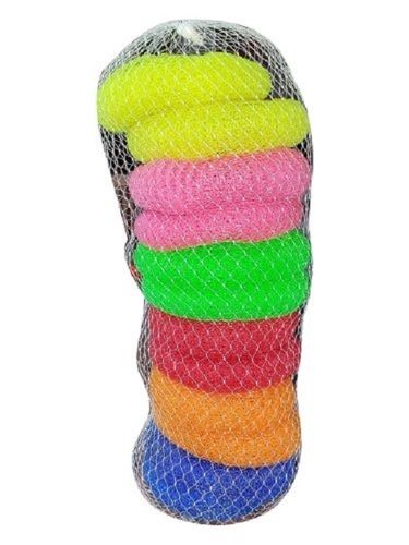 Multicolored Eco-Friendly Lightweight Long Lasting Plain Plastic Body Cleaning Scrubber