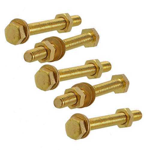 Fully Threaded Corrosion And Rust Resistance Mild Steel Bolt Nut With Hexagonal Head