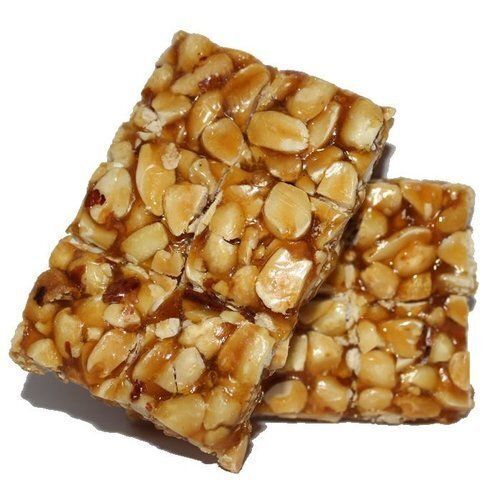 Healthy Yummy Tasty Delicious High In Fiber And Vitamins Brown Square Shape Groundnut Burfi