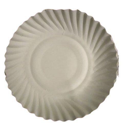 Light Weight And Eco Friendly Round Disposable Plain Paper Plate