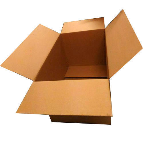 Glossy Lamination Light Weight Eco Friendly Recyclable Paper Plain Brown Carton Box