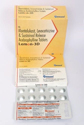 Montelukast Levocetirizine And Sustained Release Acebrophylline Tablets