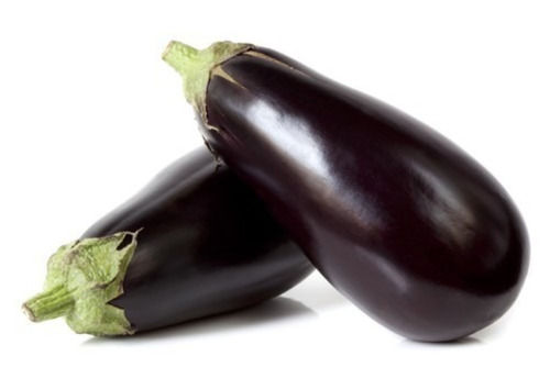 Pure Organic Garden Brinjal - Oval Shaped, 89.47% Moisture Fresh Natural Purple Vegetable | High in Potassium, Vitamins A and C, Seasoned Style