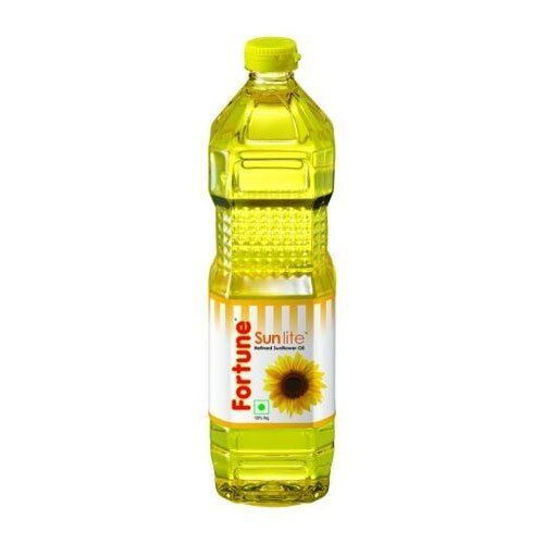 Pack Of 1 Liter Fresh And Natural Yellow Fortune Sunlite Refined Oil 