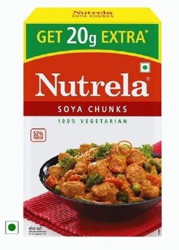 Pack Of 200Gram Small Size Light Brown Healthy Nutrela Soya Chunks  Age Group: Adults