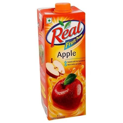 Pure 1 Liter Sized Apple Flavoured Rich In Vitamin C Real Juice