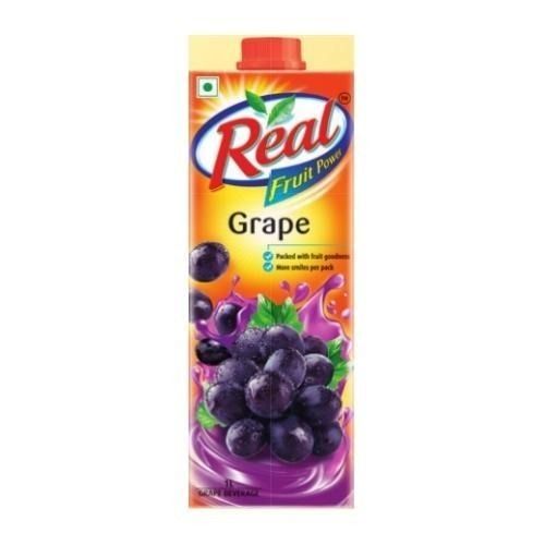 Pure 1 Liter Sized Grape Flavoured Rich In Vitamin C Real Juice