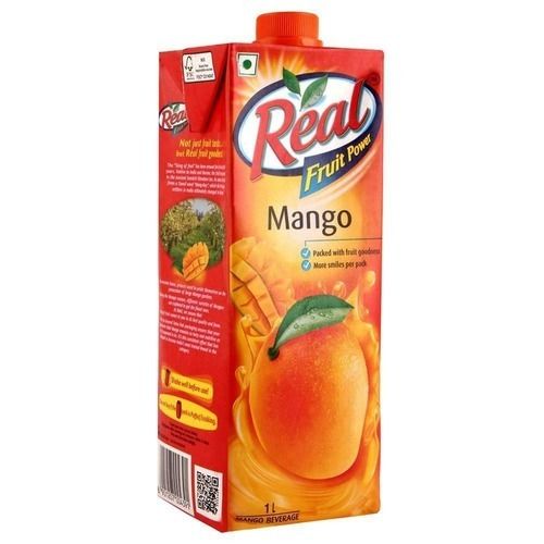 Pure 1 Liter Sized Mango Flavoured Rich In Vitamin C Real Juice