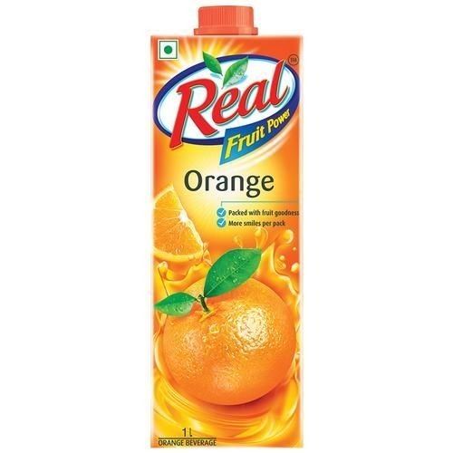 Pure 1 Liter Sized Orange Flavoured Rich In Vitamin C Real Juice