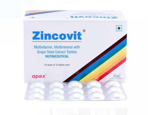 Zincovit Multivitamin And Multimineral Tablets Pack Of 10 X 15 Tablets