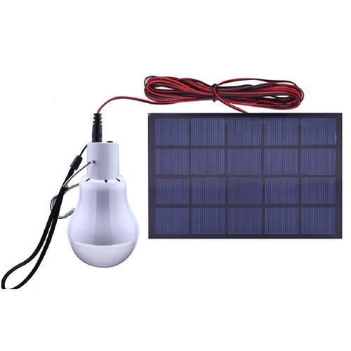 12 V Solar Led Power Bulb For Home And Office Use Cable Length: 4.5  Meter (M)