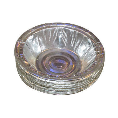 4 Inch Recyclable Eco-Friendly Silver Coated Paper Disposable Bowl