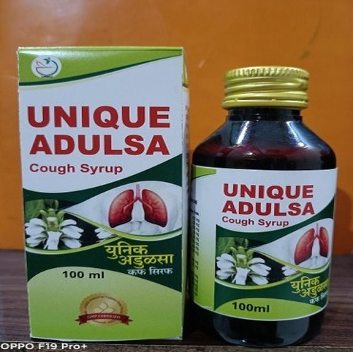 Adulsa Cough Syrup, Packaging Size  : 100 Ml