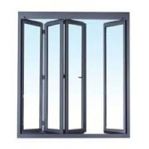 Black Aluminium Material Corrosion Resistant Strong And Durable Casement Window