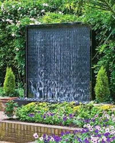 Black Decorative Garden Waterfall Fountain