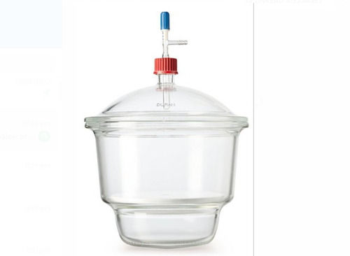 Glass Material Borosilicate Transparent Vacuum Desiccator