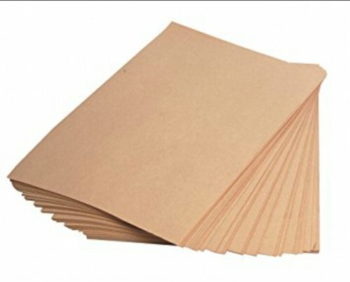 Kraft Paper - 100% Pure, Rectangular Shape, Standard Size | Eco-friendly, Biodegradable, Lightweight, Moisture Proof, Brown Color, Recycled Material