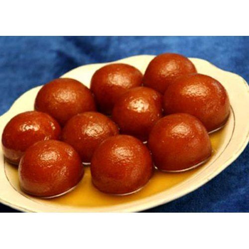 Brown Round Made With Khoya Saffron And Ground Cardamom Gulab Jamun Carbohydrate: 2.3 Percentage ( % )