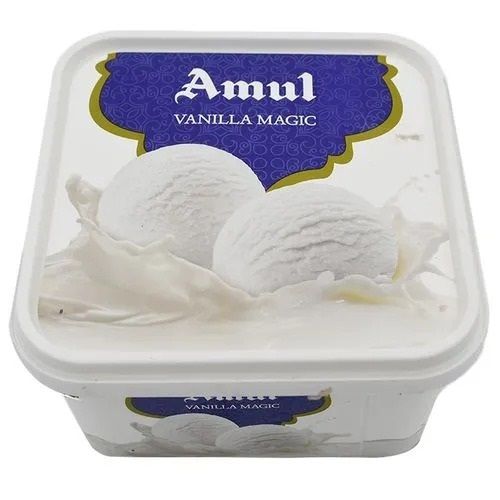 Pack Size 1 Kg Sweet Frozen Vanilla Magic Flavour Amul Real Ice Cream Age Group: Children