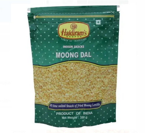 Pack Of 400 Gram Salty Taste Crispy Haldiram Moong Dal Namkeen 