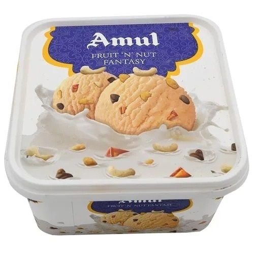 Pack Size 1 Kilogram Fruit And Nut Fantansy Flavor Delicious Amul Ice Cream