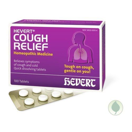 Tablets Pharmaceutical Hevert Cough Relief Homeopathic Medicine 